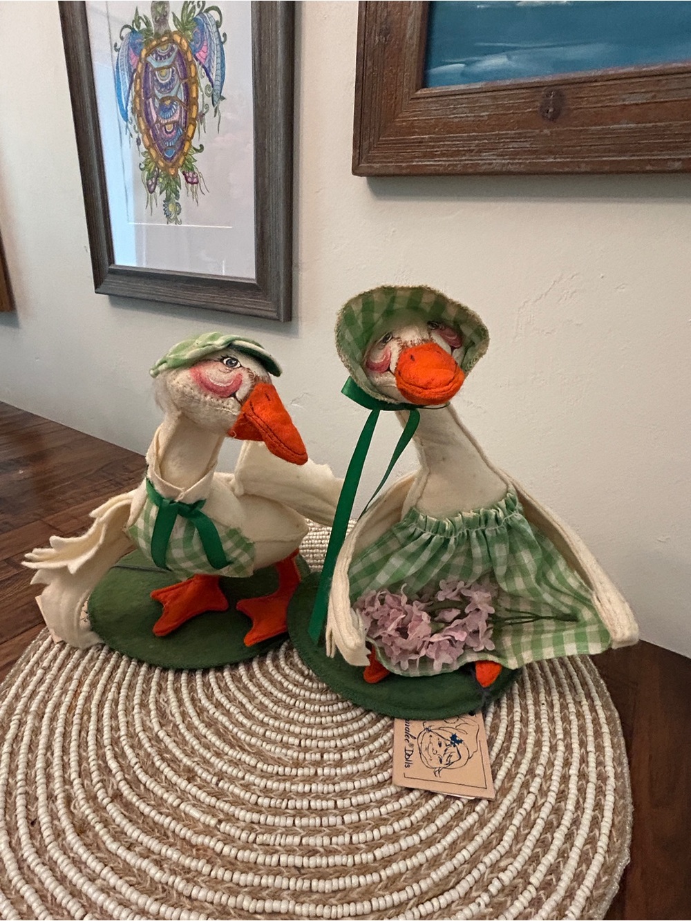 Vintage Annalee Spring Geese Couple